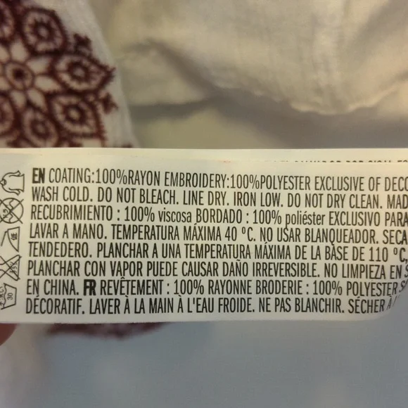 Forever 21 Women's Size US S Open Front Embroidered Detail Boho Top - Picture 6 of 11